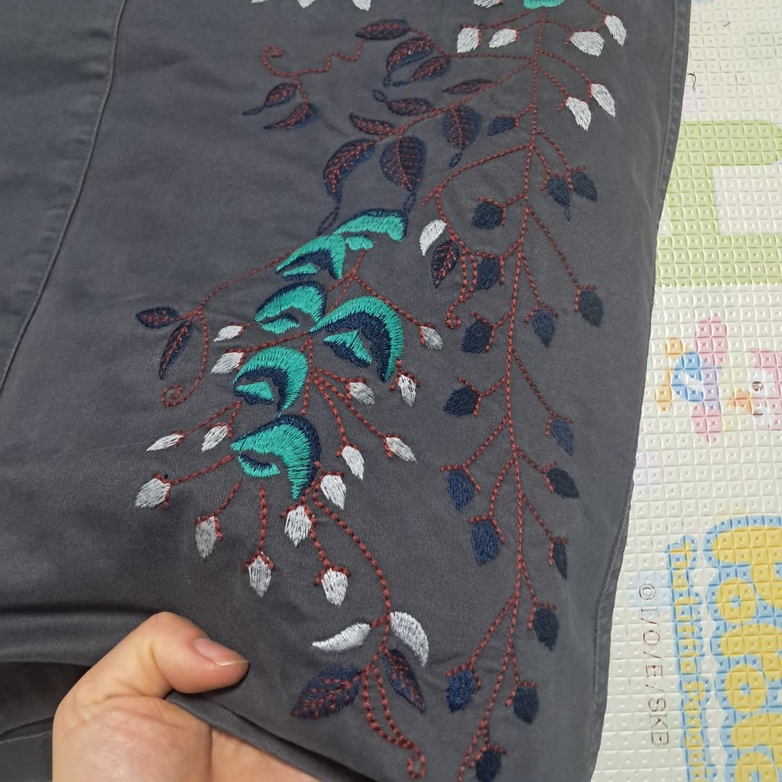 오일릴리 자수 스커트 36(55~66) 상품이미지4