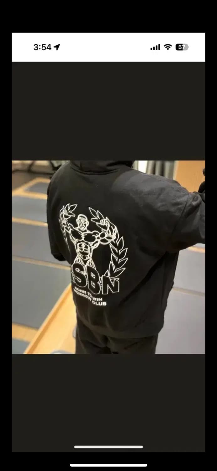 본투윈 레이지본 후드집업 블랙(새제품) 상품이미지1