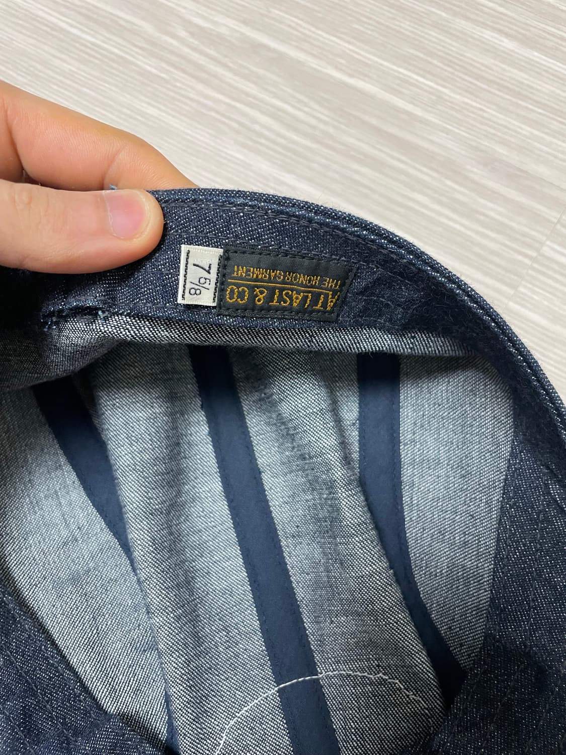 엣라코 데님캡  상품이미지2