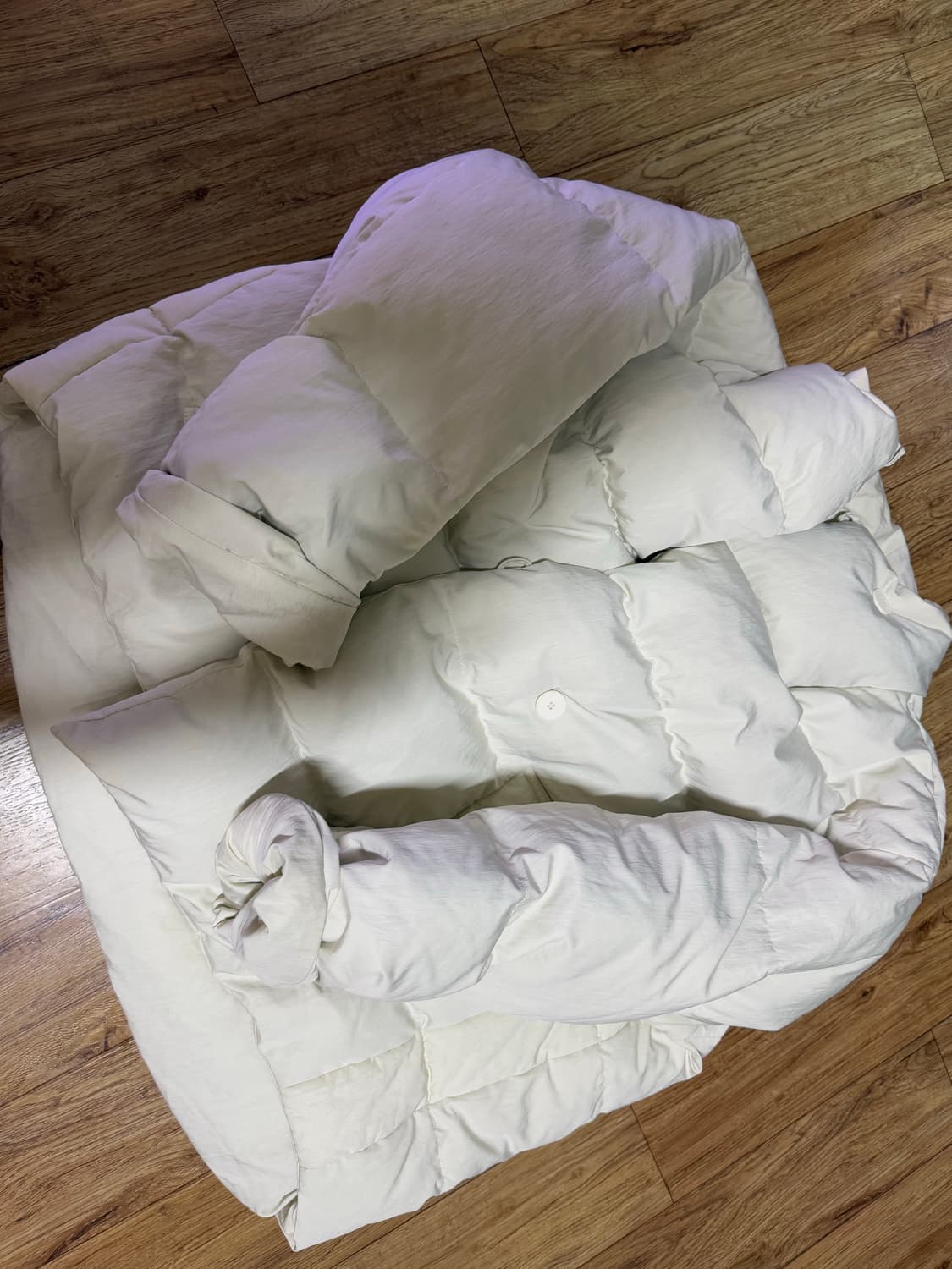 유노이아 구스다운 숏점퍼 m사이즈 화이트 상품이미지8