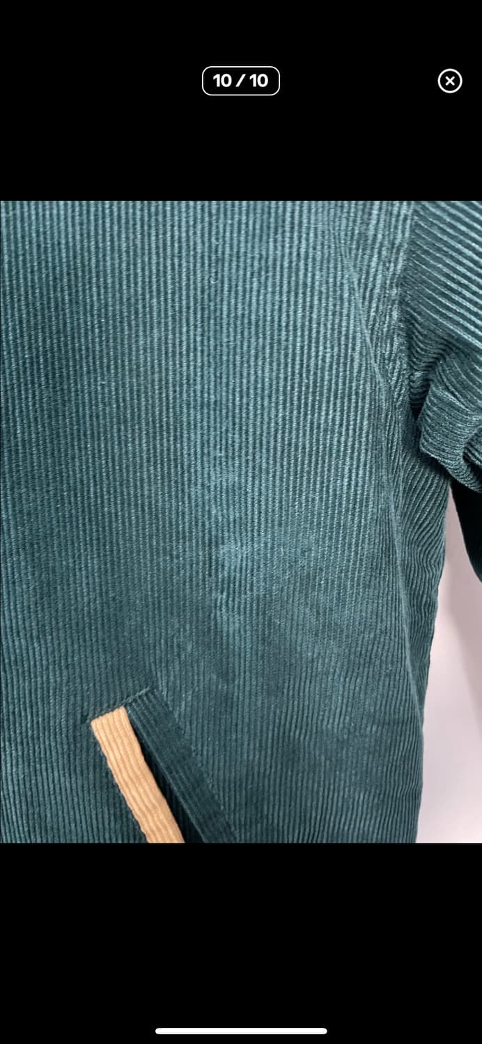 프리즘웍스 코듀로이 다크그린 바시티자켓 A3164 상품이미지10