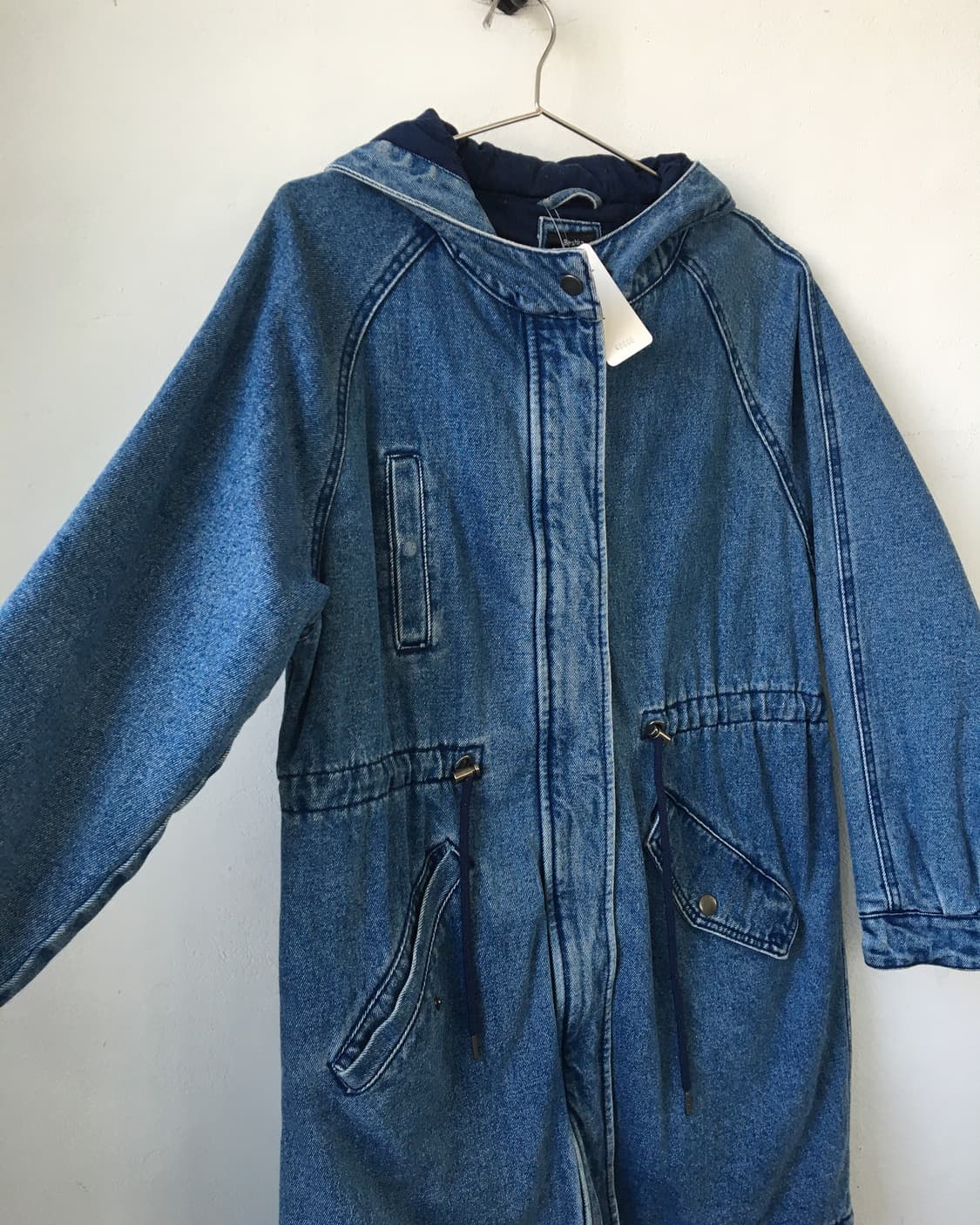 Bershka high neck denim filed jacket 상품이미지4