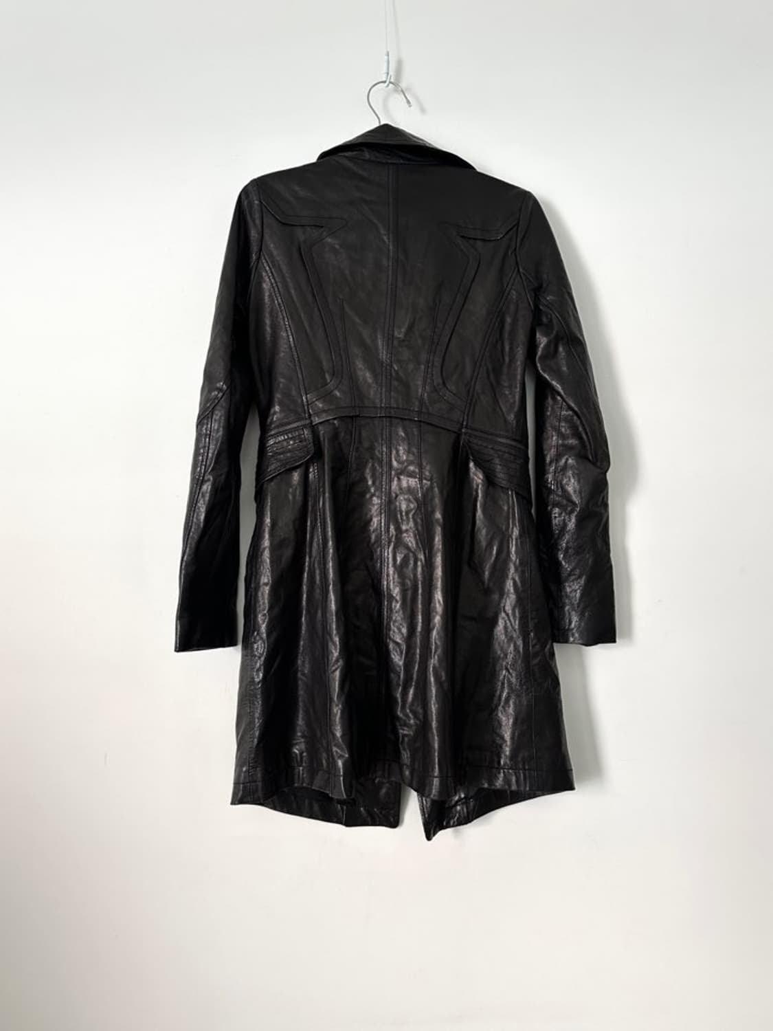 Slim chic leather jacket / black 상품이미지8