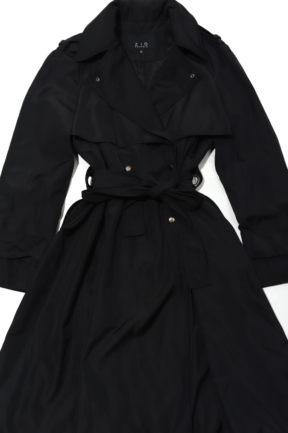 ZIO SONGZIO 폴리 똑딱이 더플 트렌치 롱코트 women 55 상품이미지4