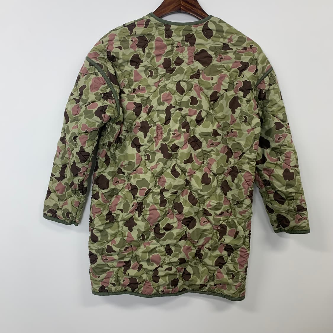 Vintage 빈티지 카모 퀼팅 패딩 상품이미지3