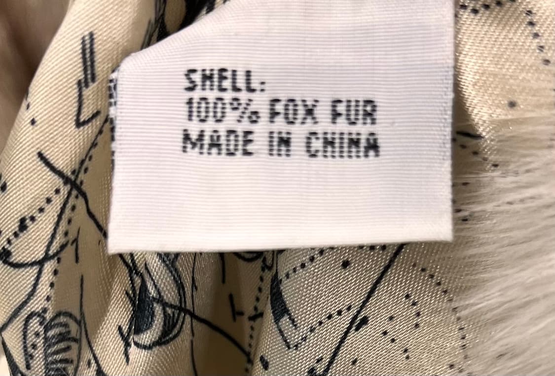 폭스 퍼 자켓 베이지/브라운 상품이미지4