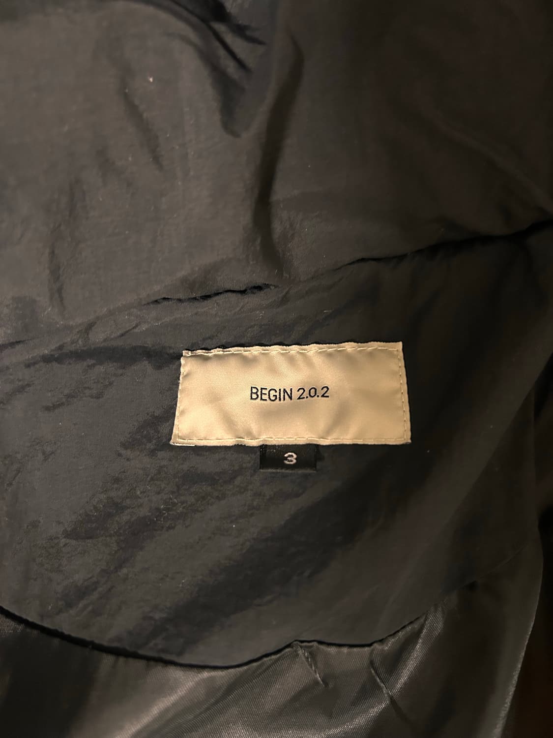 비긴202 에이트 헤비 다운 점퍼 패딩 3 블랙 상품이미지3