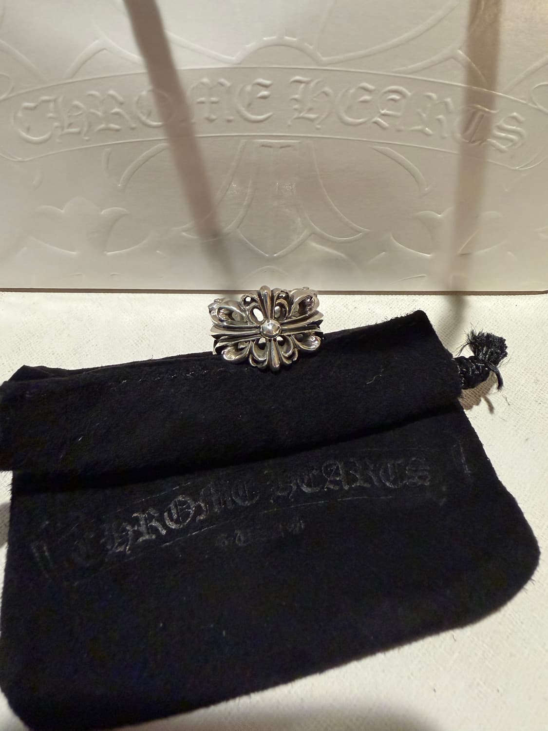 크롬하츠 더블 플로랄 링 반지 상품이미지1