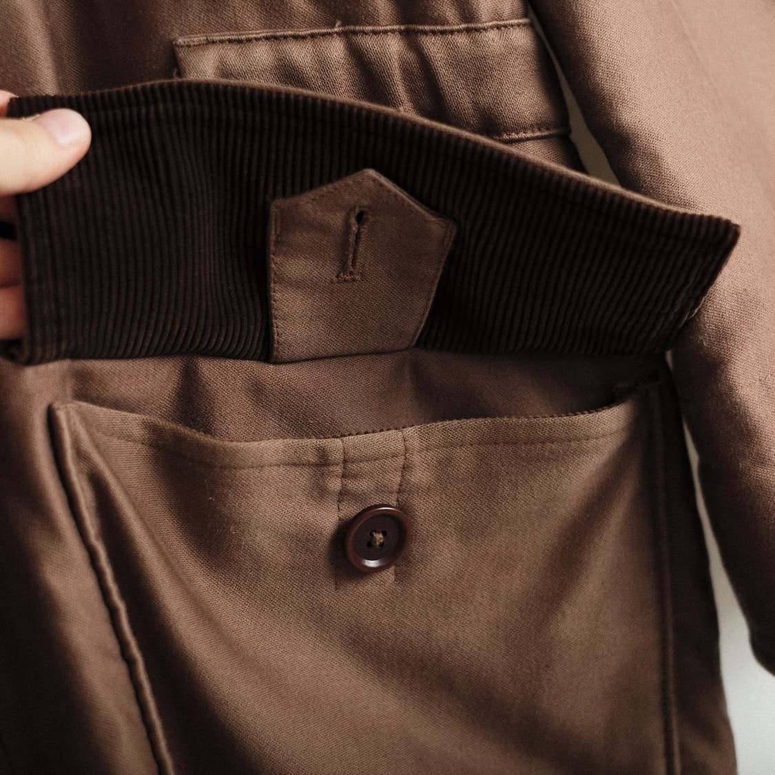 캡틴선샤인 17FW 몰스킨 콜드웨더 코트 브라운 38사이즈 상품이미지6