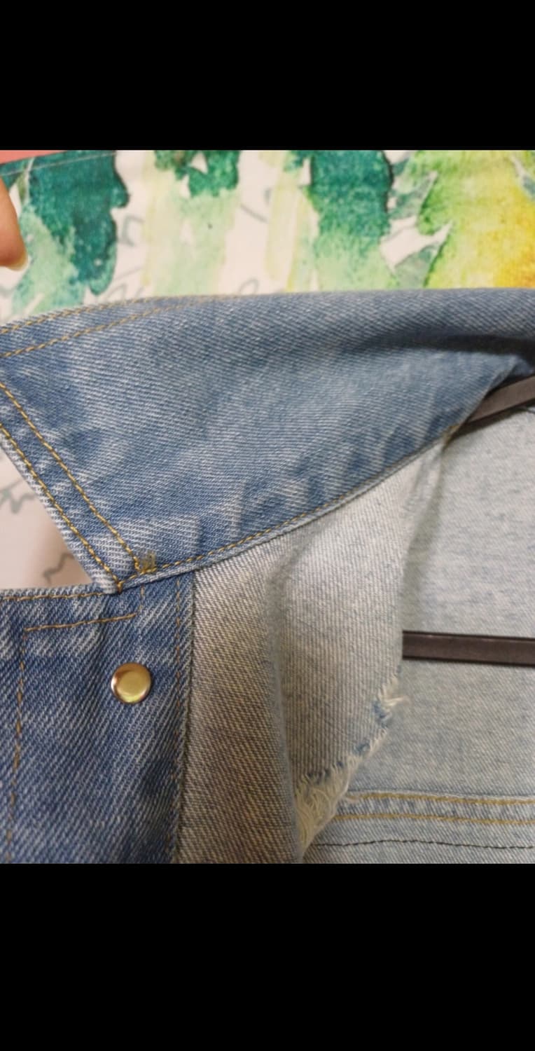 유니크 오버핏 아트 청자켓 105 상품이미지7