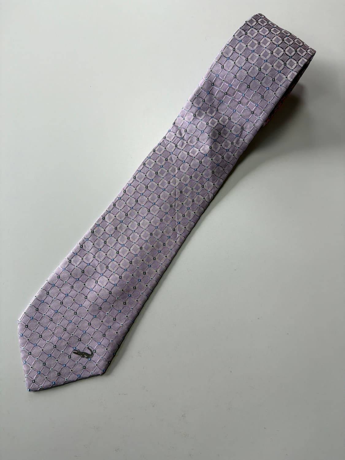 크로커다일 (Crocodile) 실크 넥타이 8.3cm 상품이미지1