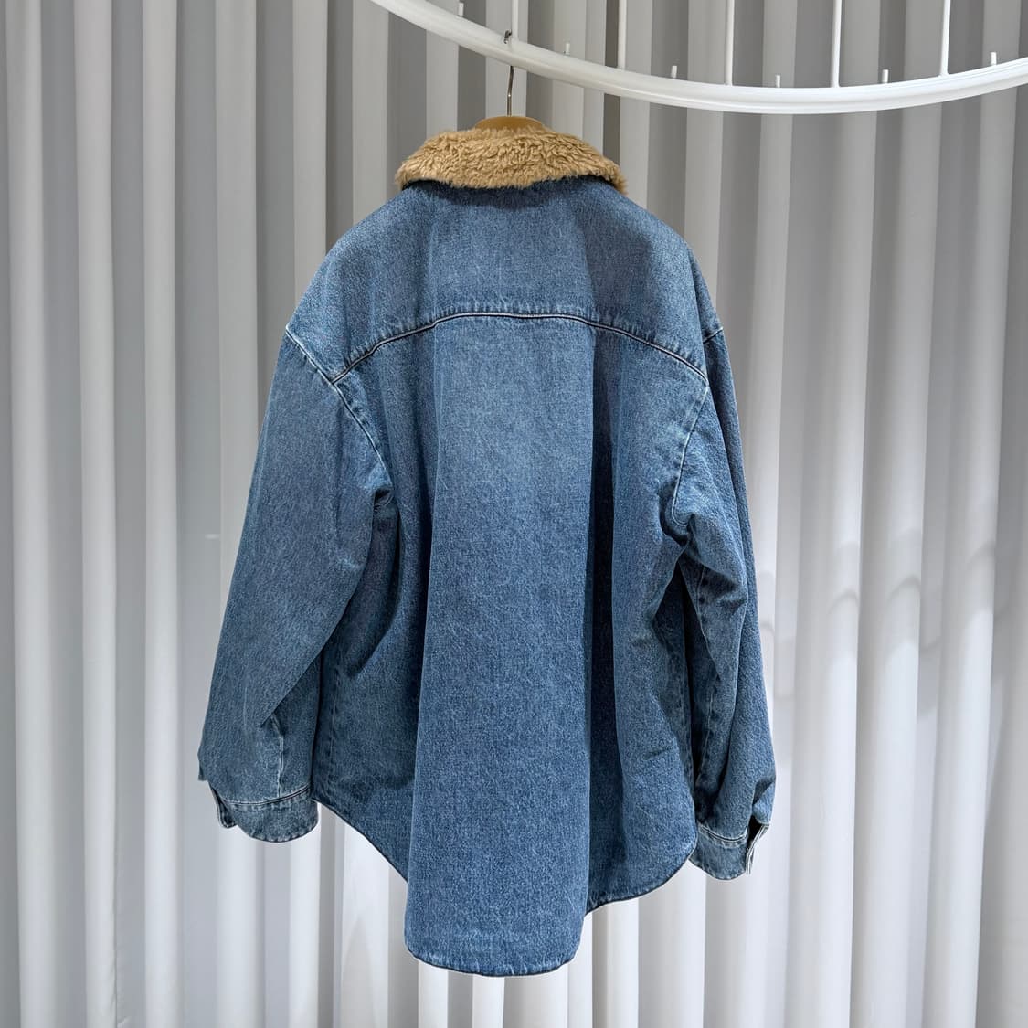 42 / 미우미우 시어링 자수 데님 블루종 자켓 / 남성용 상품이미지4