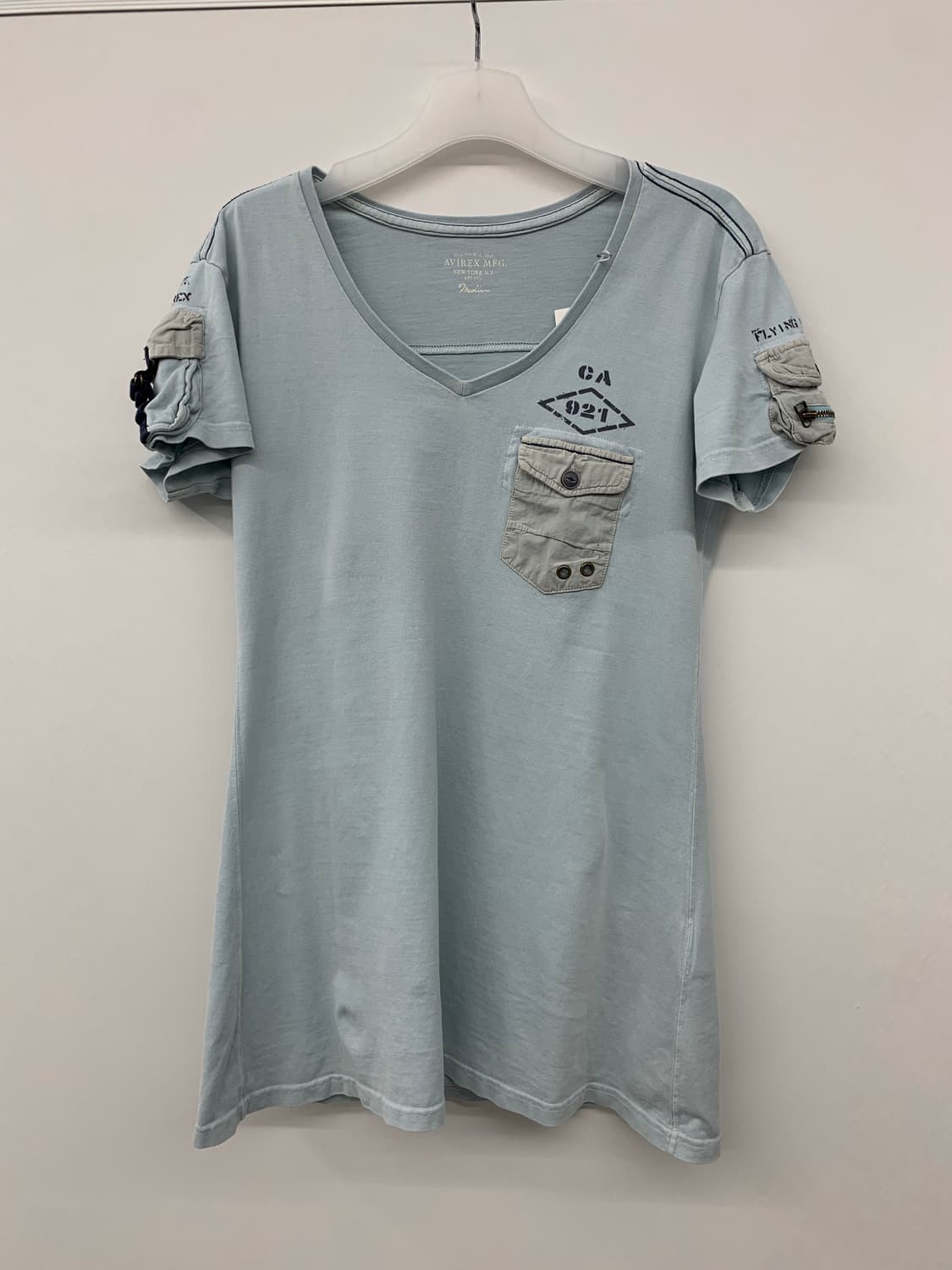 아비렉스 카고 브이넥 반팔티 상품이미지5