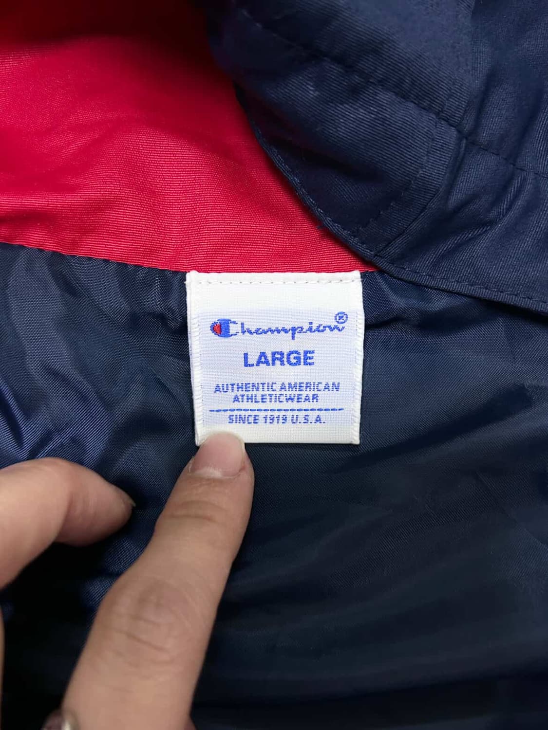 챔피온 빅로고 네이비 돕바 상품이미지9