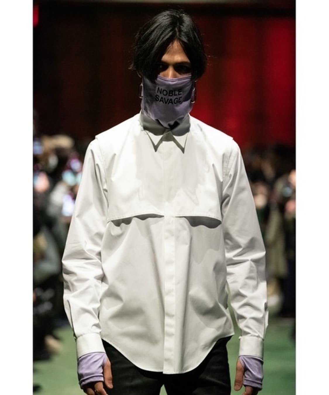 존 로렌스 설리반 프린트 이어 후크 하이넥 탑 상품이미지2