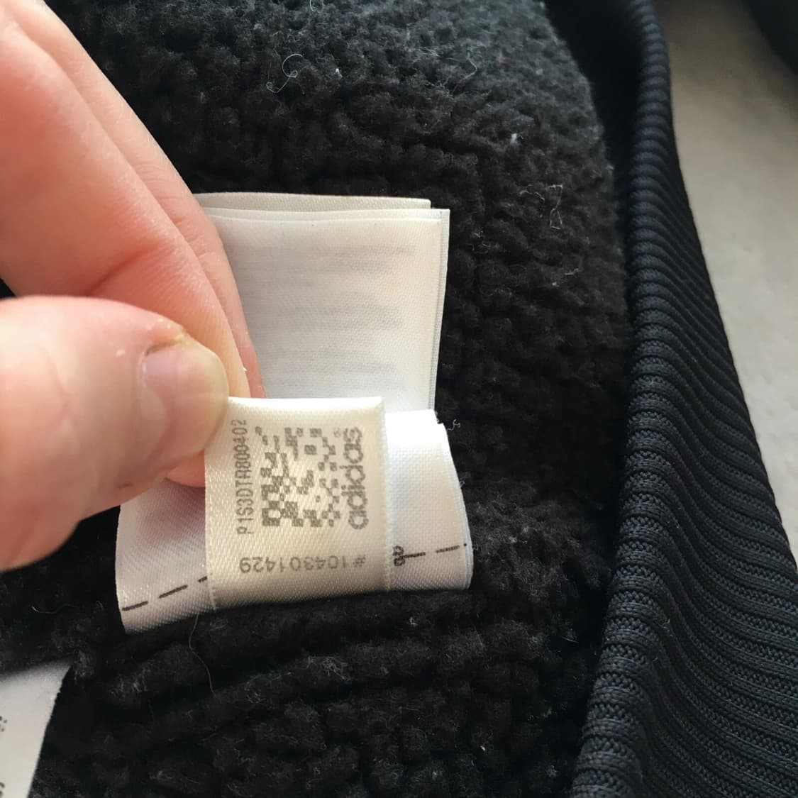 레어 아디다스 칠레 62 쉐르파 후드 트랙 자켓 블랙 XS 상품이미지8