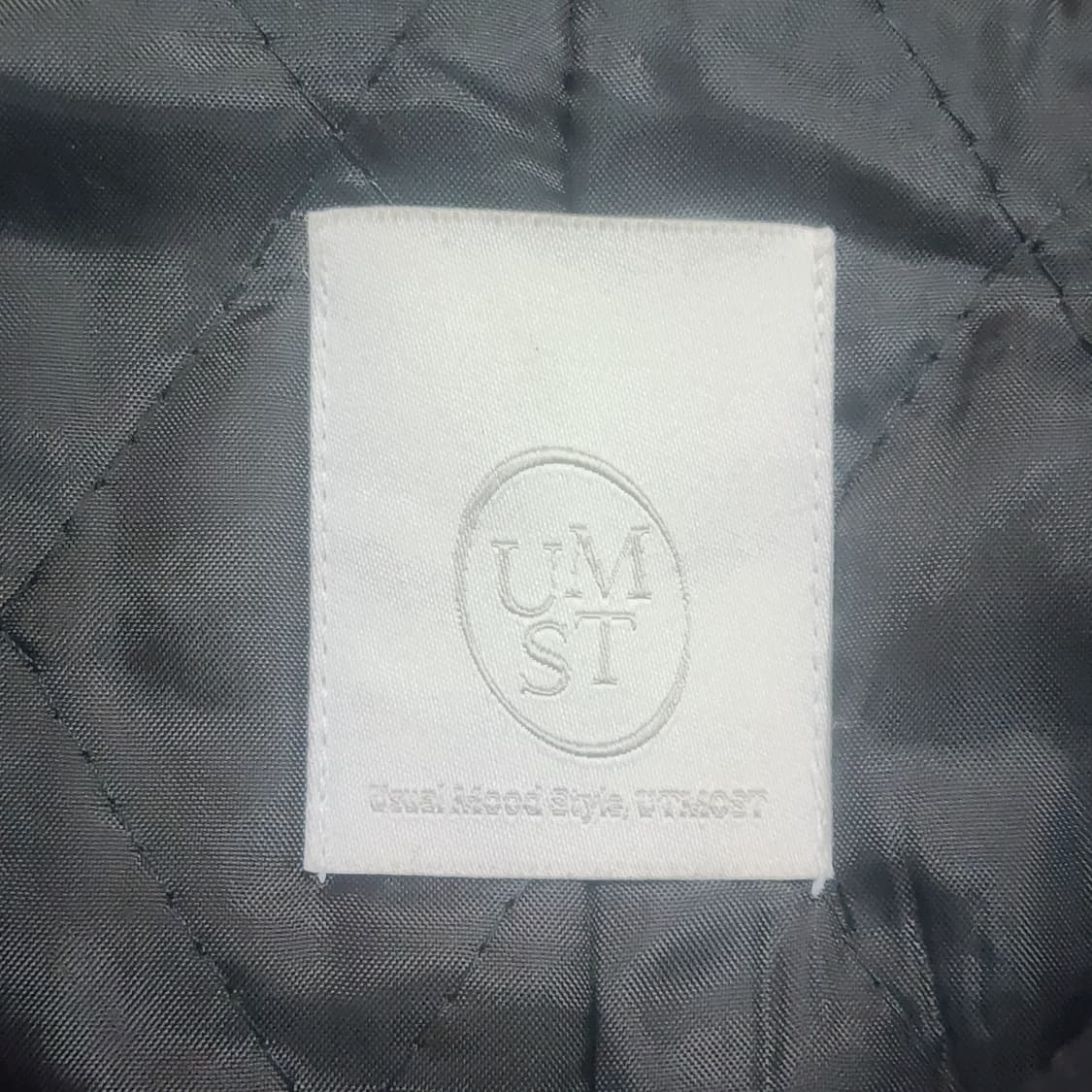 UMST 블랙 후드 떡볶이 코트 숏코트 상품이미지3