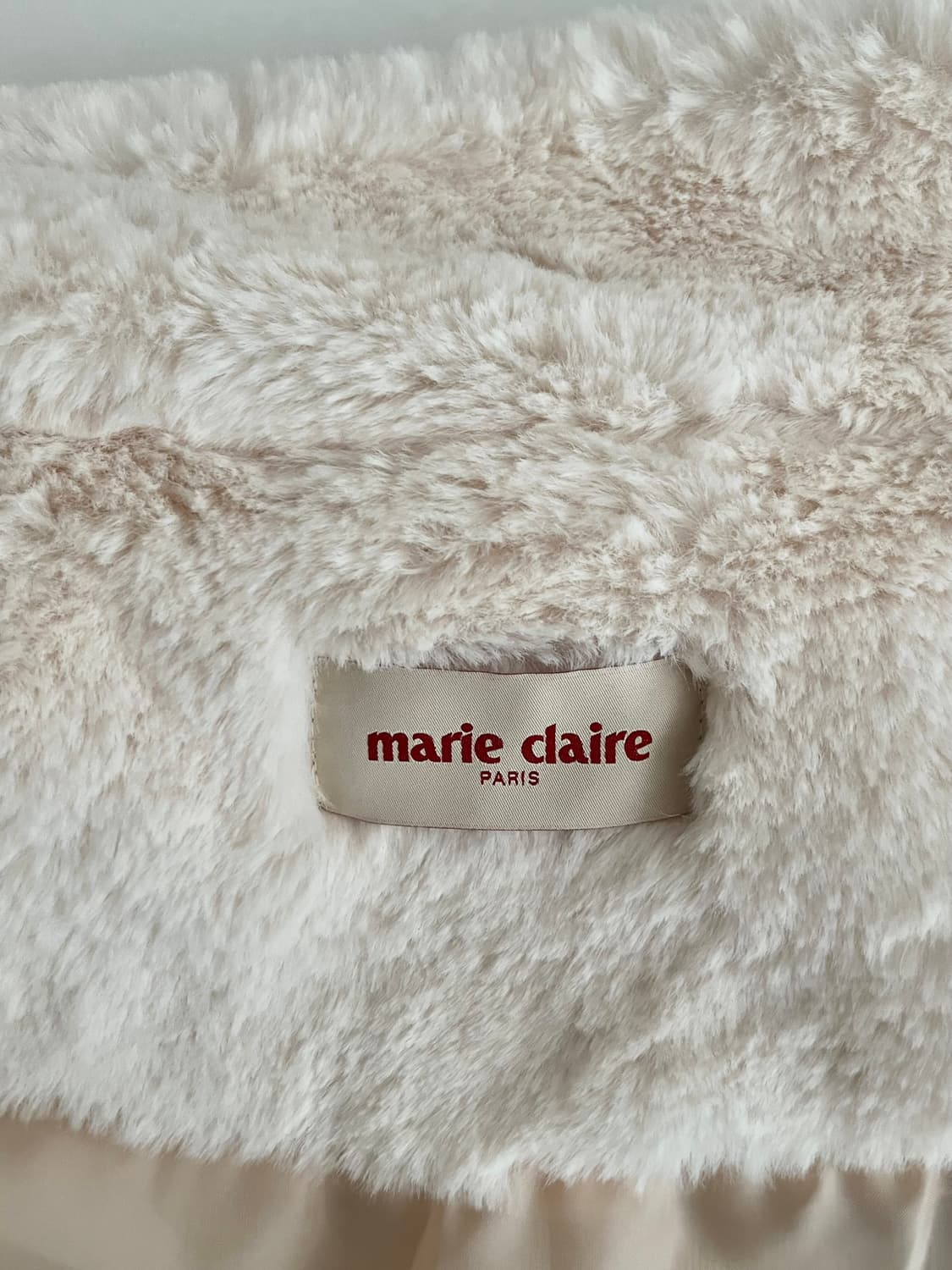 55) 마리끌레르 퍼자켓 베이지 상품이미지4