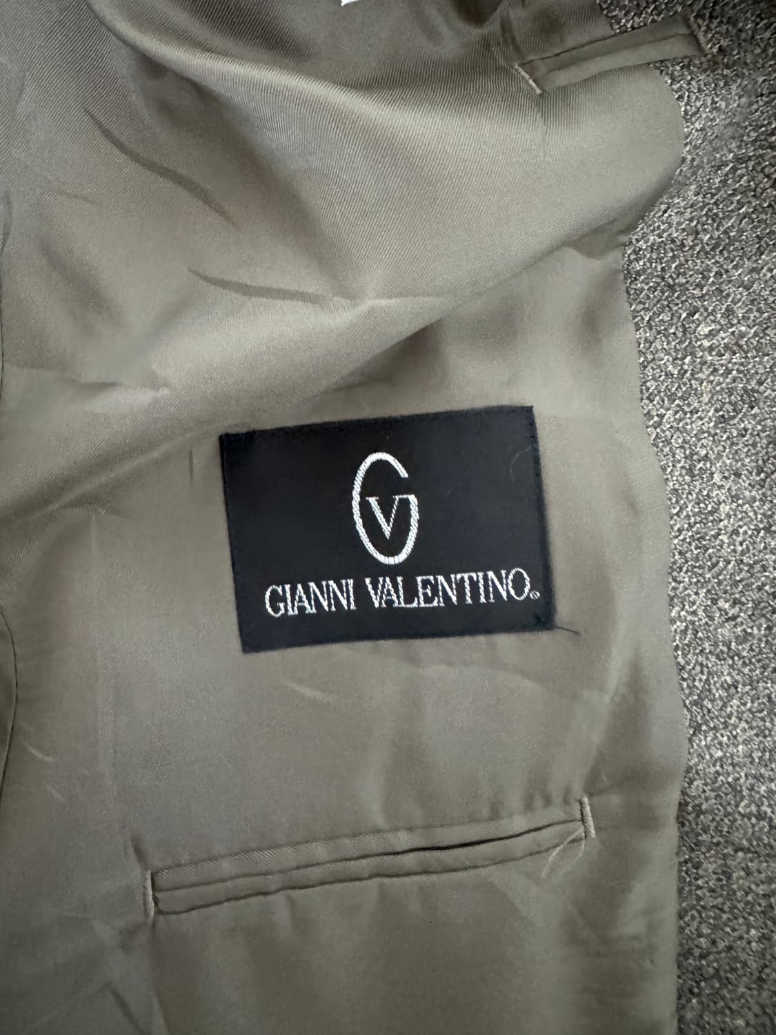 지아니 발렌티노 울 100% 블레이저 상품이미지3