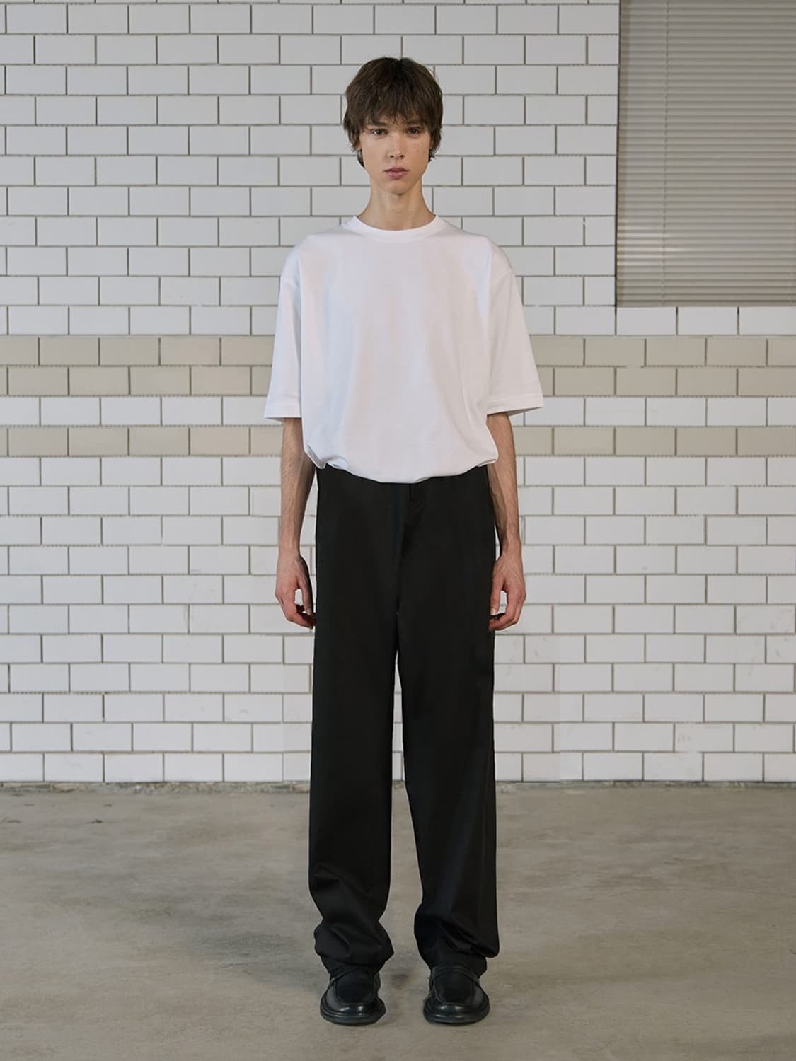 [S] STU 턱 팬츠 블랙 상품이미지1