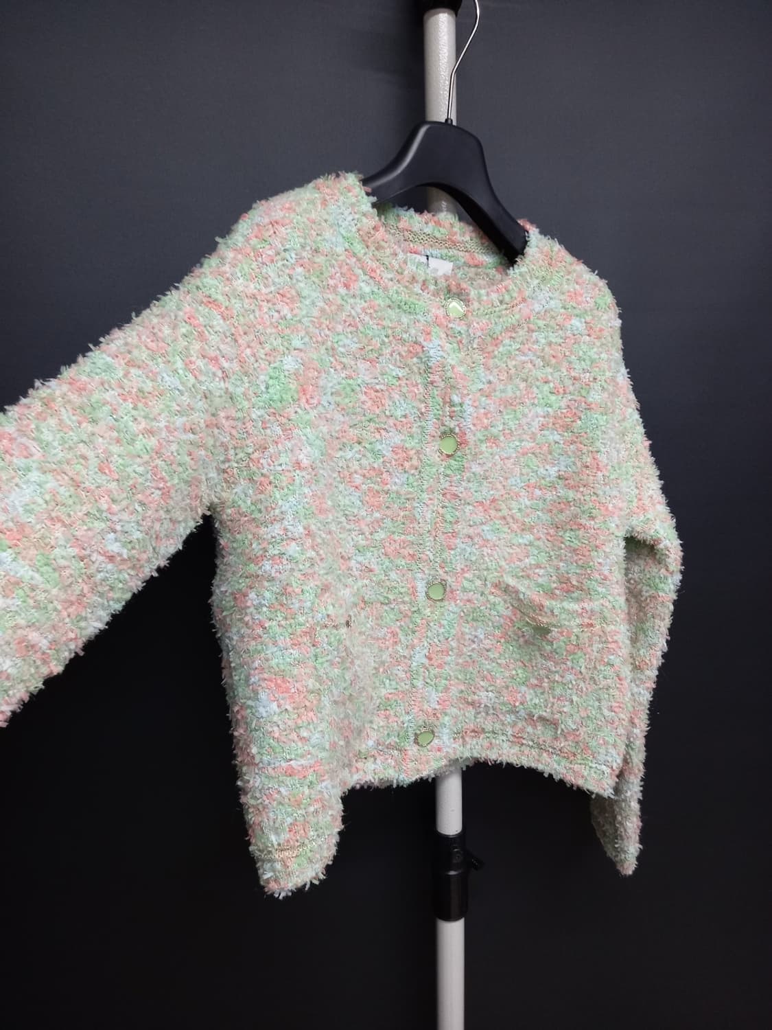 새 듀엘 춘추동 글리터 숏 가디건 F 33-77 상품이미지4