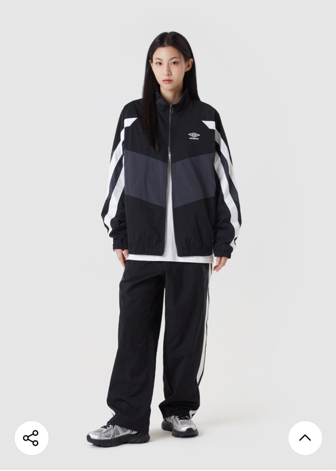 엄브로 공용 더블데커 스탠넥 바람막이(작년상품) 2XL 상품이미지2