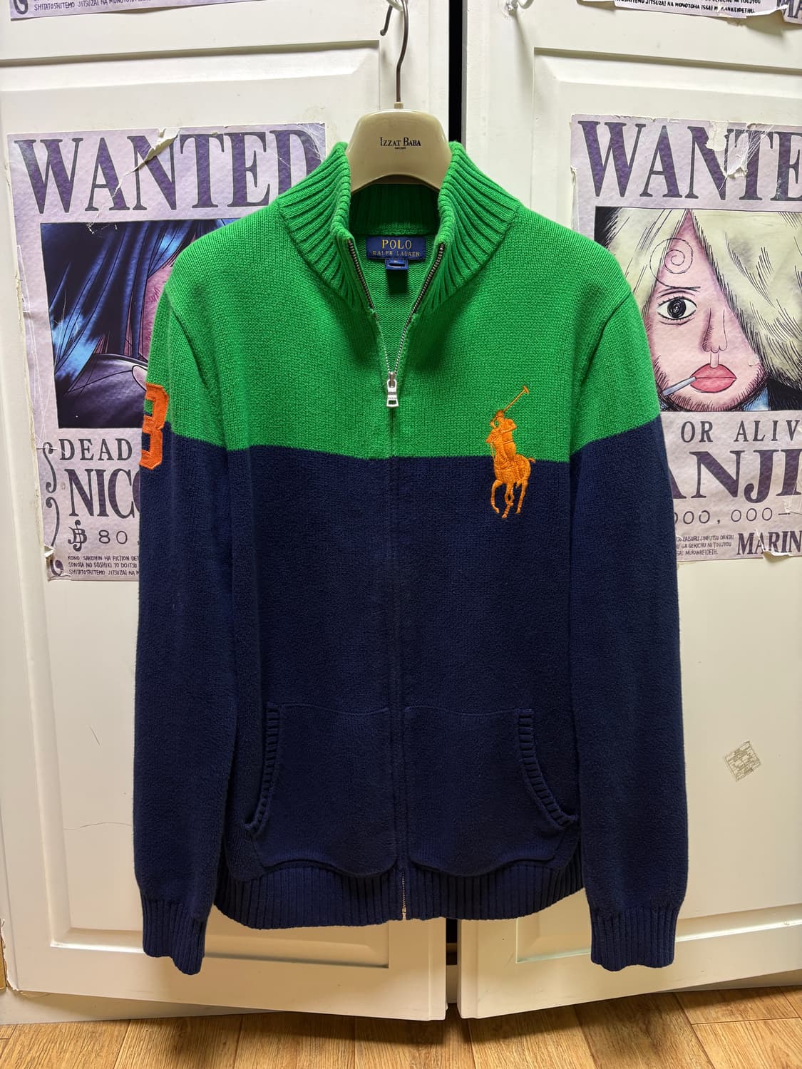 폴로 빅포니 니트 집업 S 상품이미지1