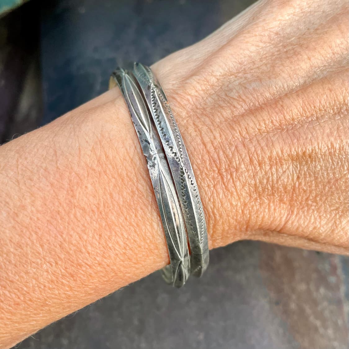 네이티브아메리칸 나바호 뱅글 팔찌 상품이미지4