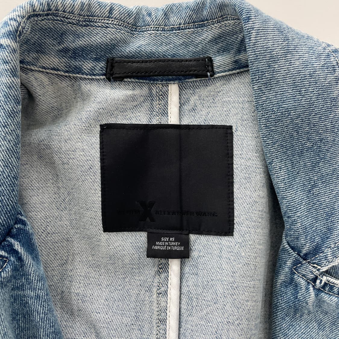 알렉산더왕 데미지 디테일 데님 맥시 코트 상품이미지7