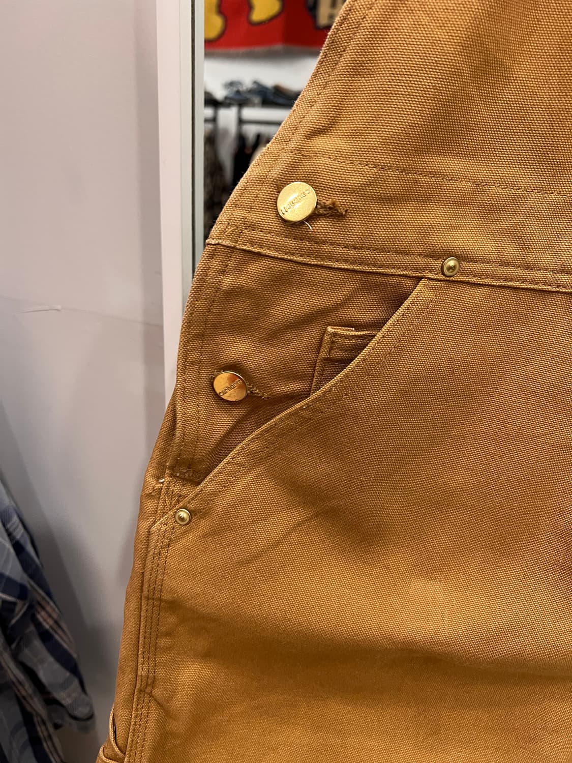 Carhartt 칼하트 Duck Bib 덕 캔버스 카펜터 오버롤 상품이미지3