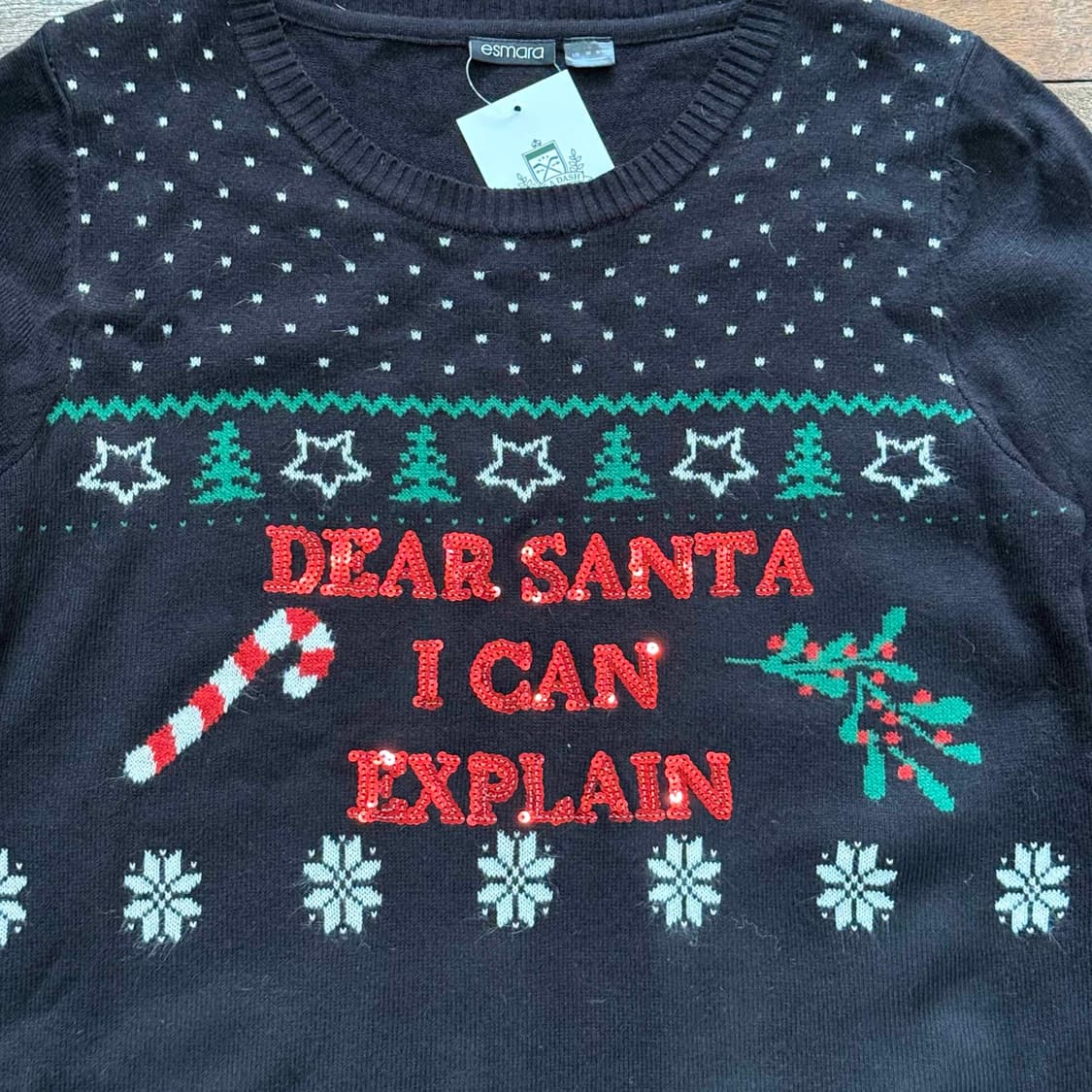 빈티지 크리스마스 니트 원피스 상품이미지2