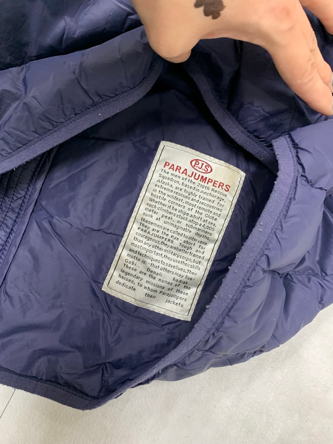 Para jumpers 네이비 경량 패딩 #368 상품이미지5