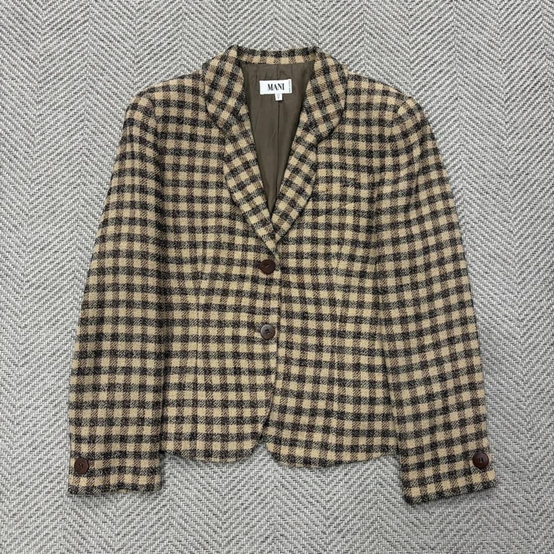 마니 체크 블레이저 v2672 상품이미지1