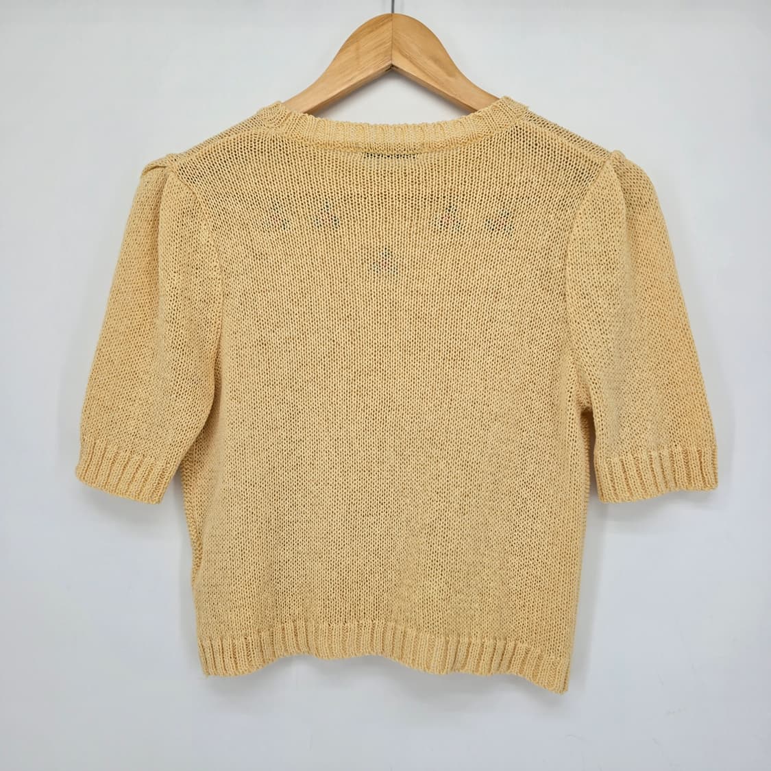 LeShop 꽃자수 니트 옐로우 F 상품이미지2