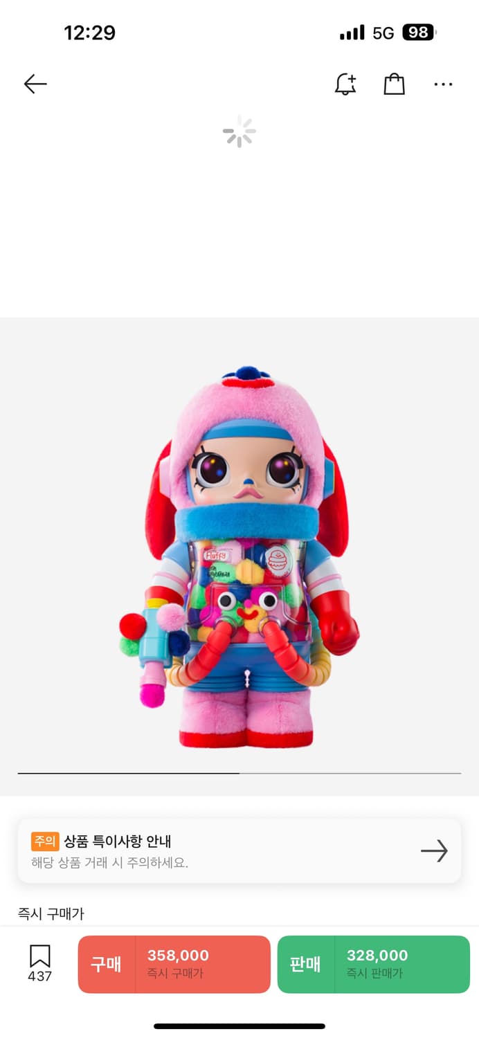 존버거맨 몰리 400% 상품이미지1