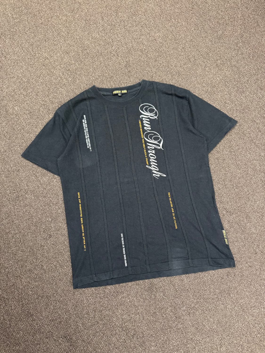 L)Japanese vintage 프린팅 여성 반팔 상품이미지1