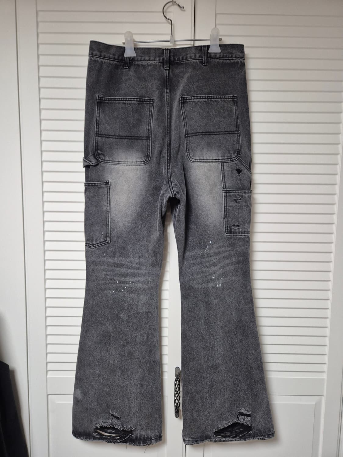 (새상품/L)스키즘 인듀싱 카펜터 부츠컷 데님 팬츠 상품이미지2