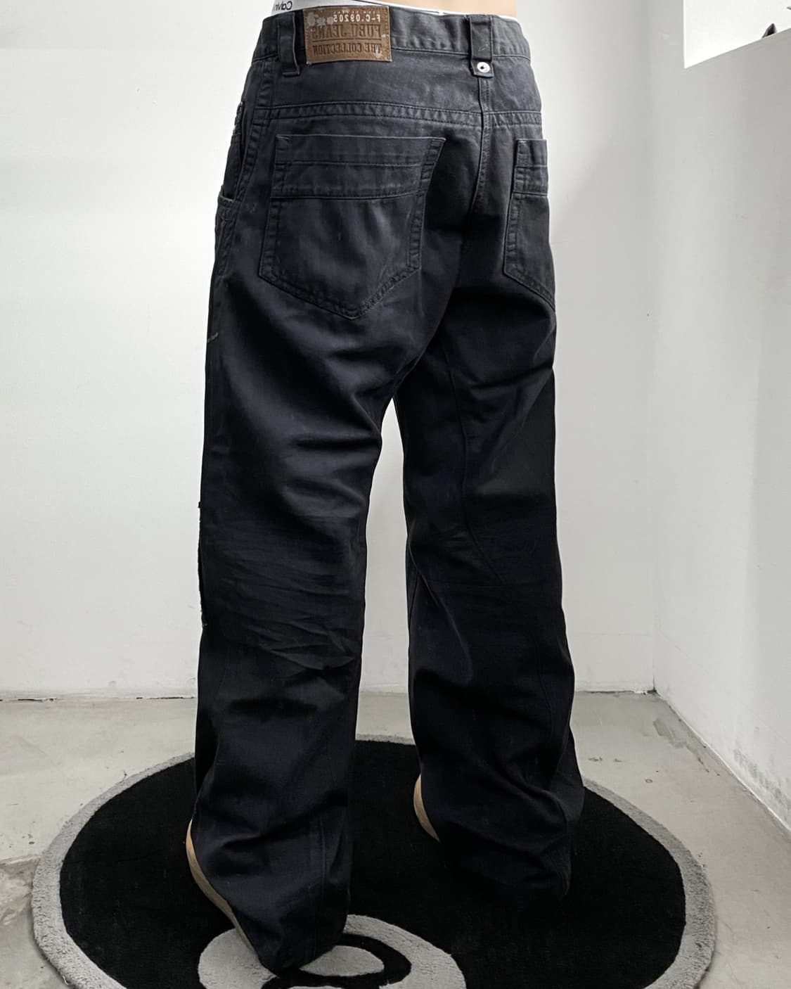 푸부 데미지드 디테일 데님 팬츠 상품이미지2