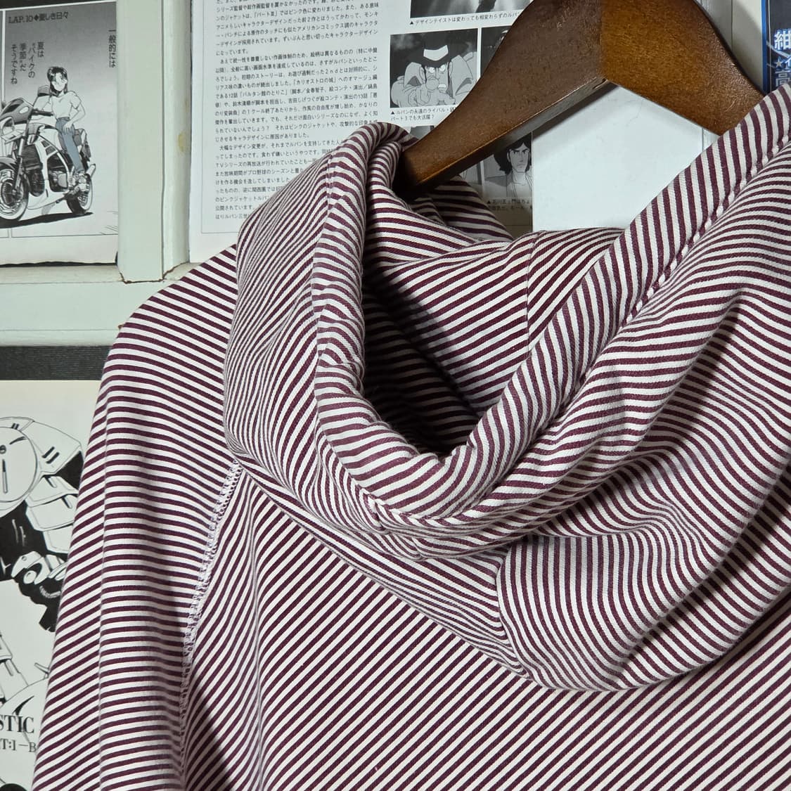 00S 나이키 레드 스트라이프 코튼 후드티 상품이미지7