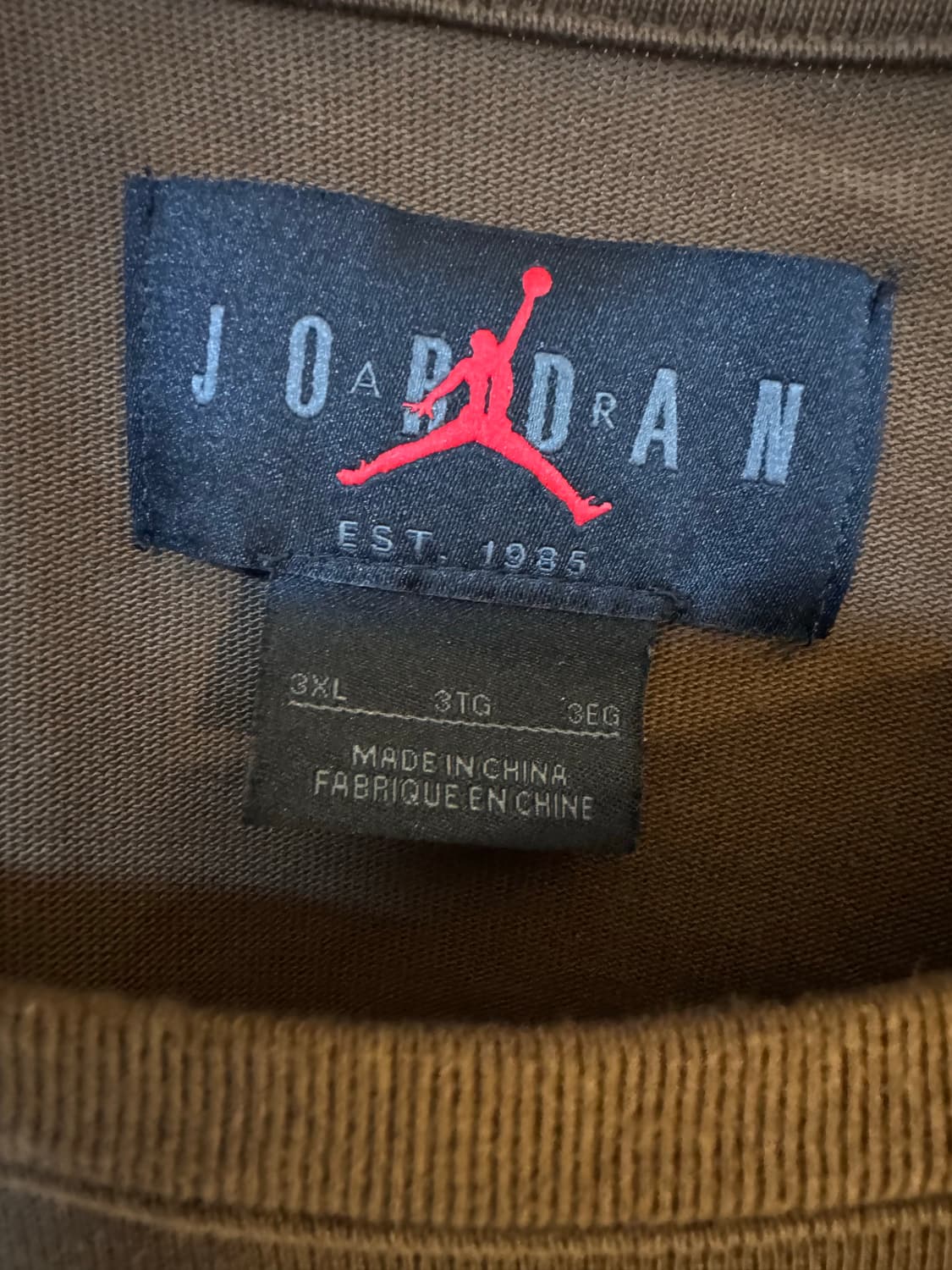 [3XL]나이키 조던 23 엔지니어드 브라운 맨투맨 상품이미지7