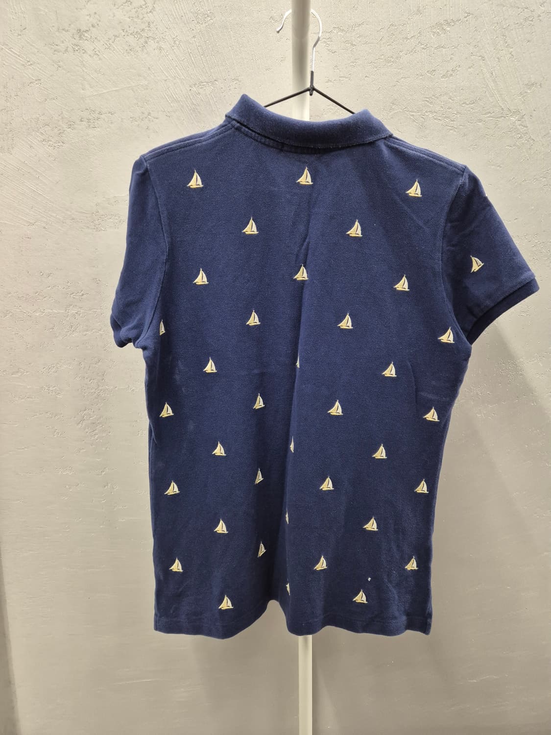 랄프로렌 네이비 보트 패턴 폴로티 L 상품이미지3