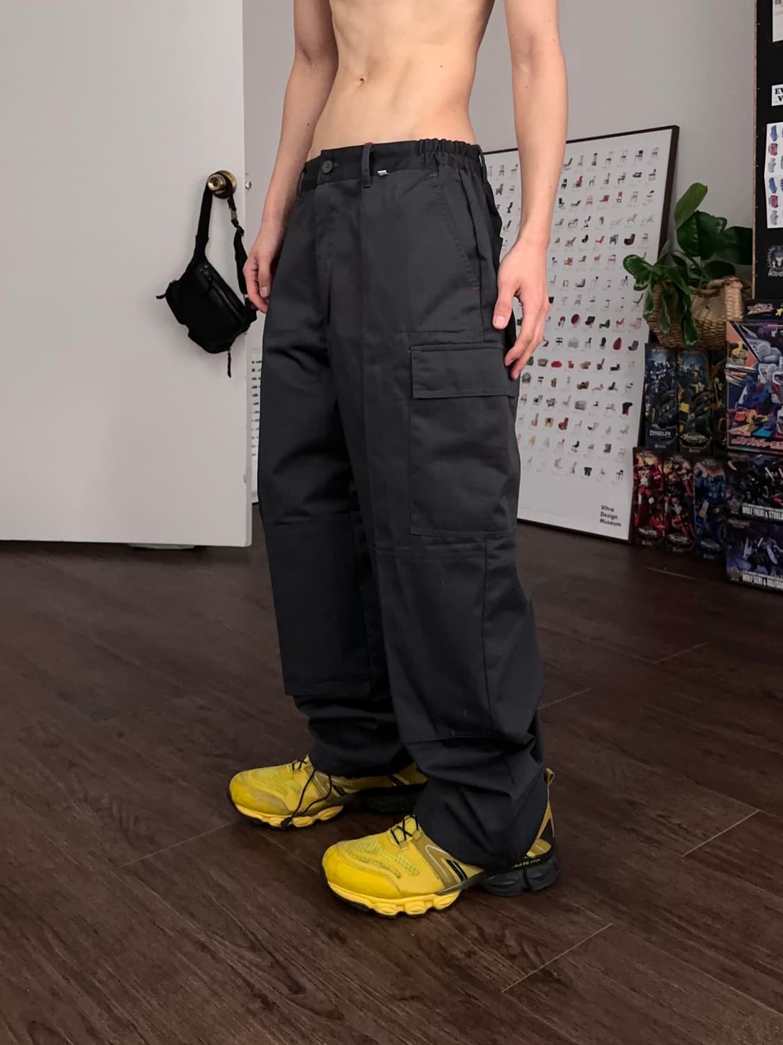 언밸런스 루즈 카고 트라우저 상품이미지5