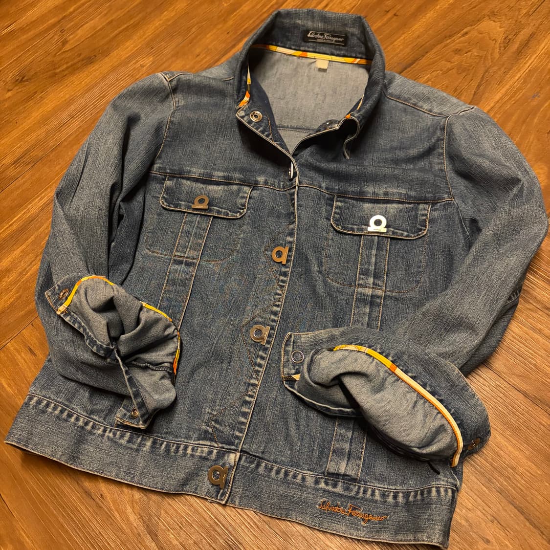 SALVATORE FERRAGAMO SILVER DENIM SHIRTS 상품이미지9