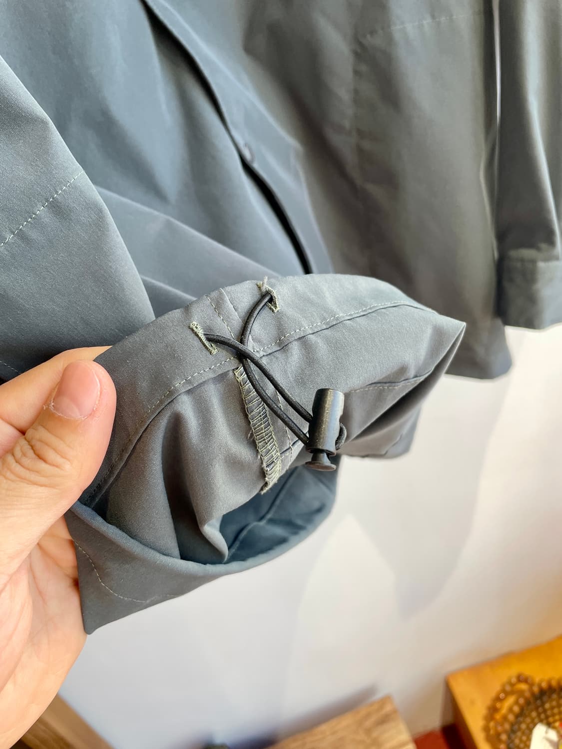 메뉴얼 알파벳 하이넥 코치자켓 상품이미지4