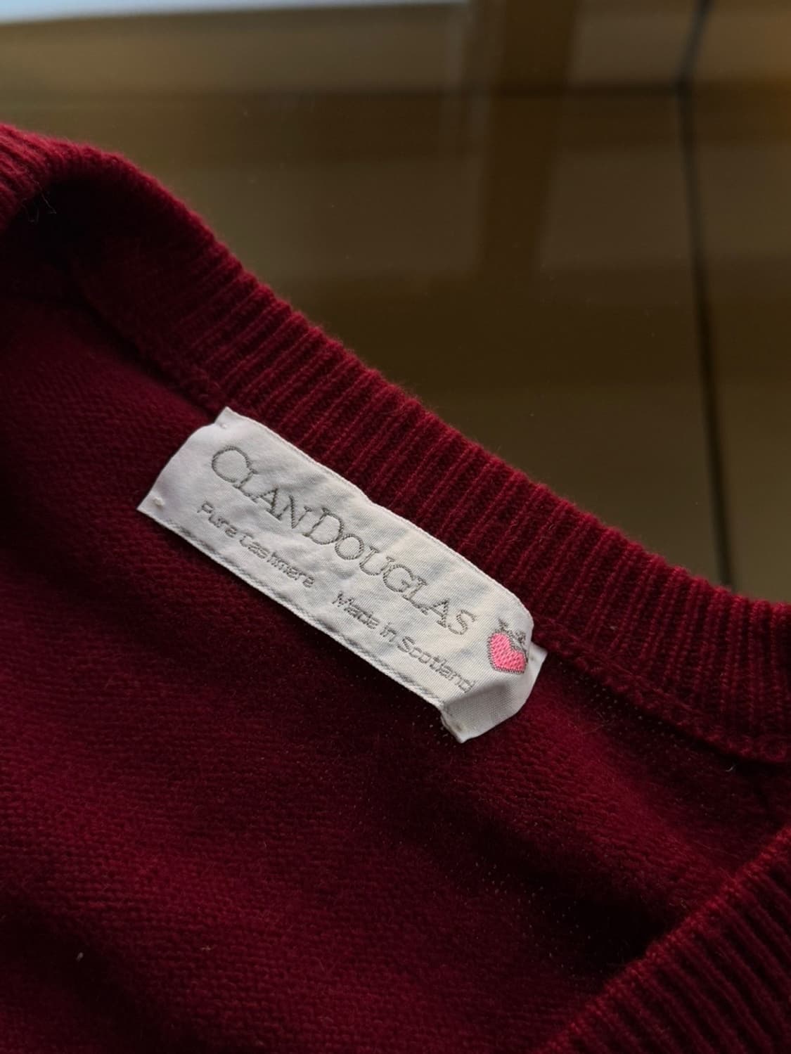 클랜 더글라스 스코티쉬 캐시미어 니트 100~105 상품이미지8