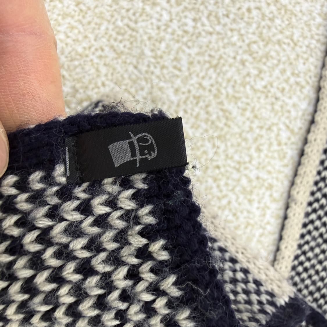 F 빈티지 고급스타일 니트 머플러 0126T2 상품이미지2