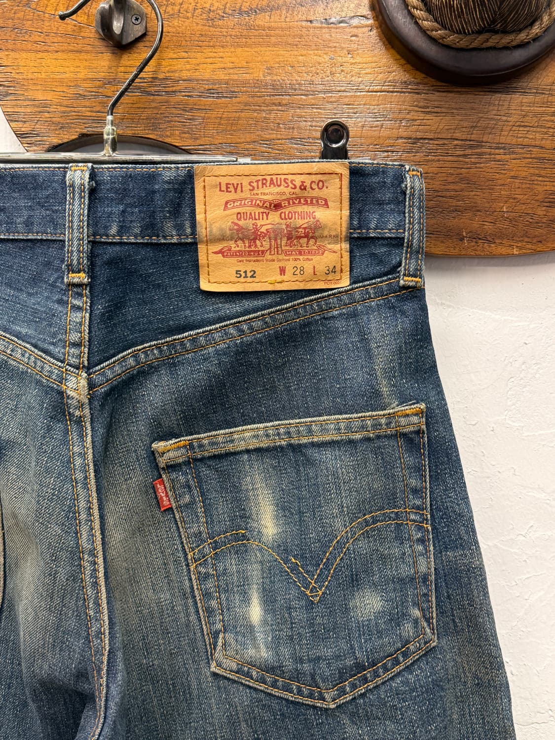 90s Levi's 512 Slim Straight Denim Pants 상품이미지3