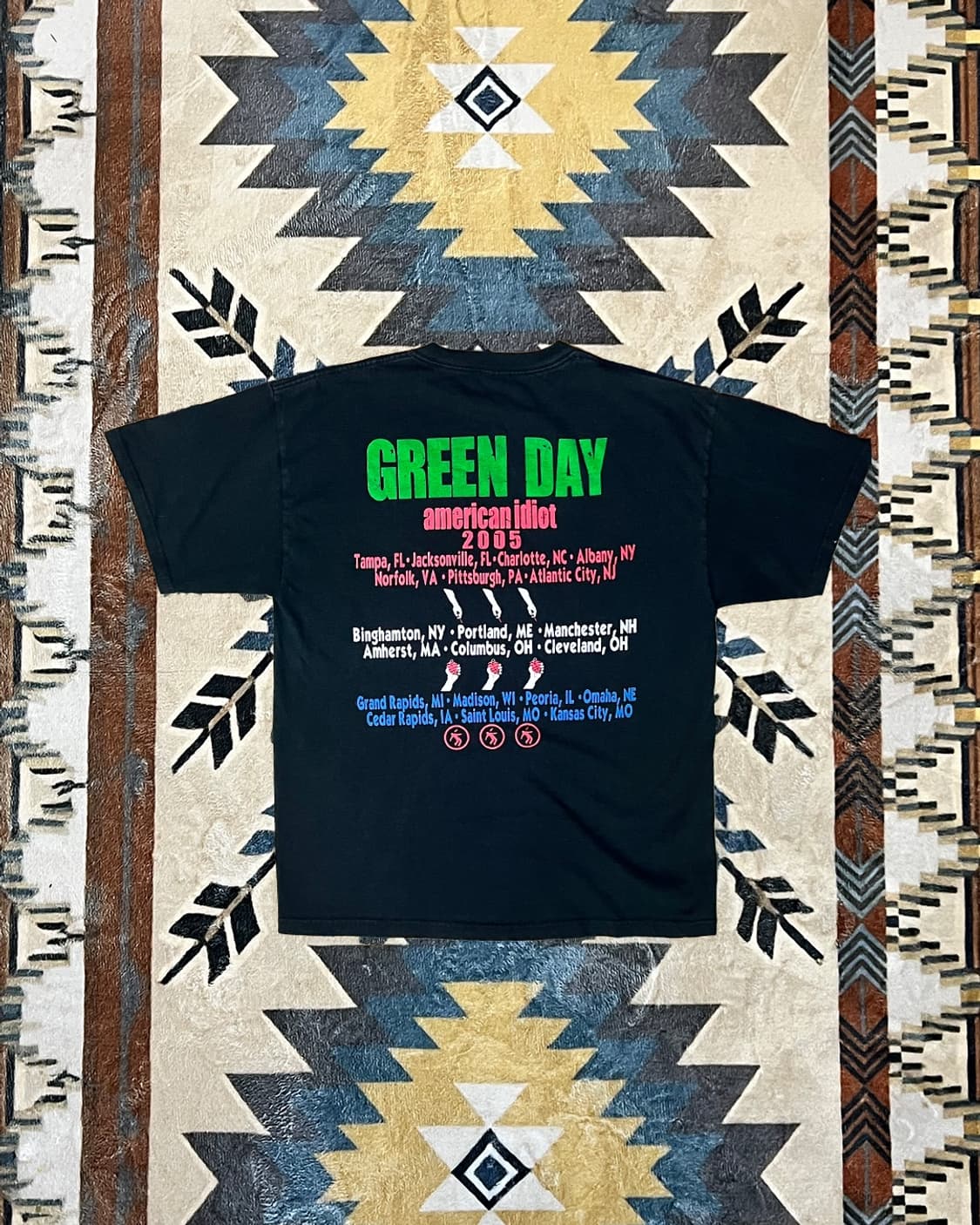 06’s Green Day American Idiot Tour shirt 상품이미지3