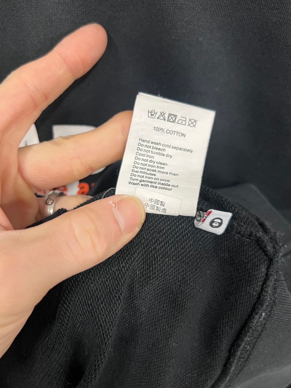 에이프 베이프 카모플라쥬 빅로고 프린팅 맨투맨  상품이미지7