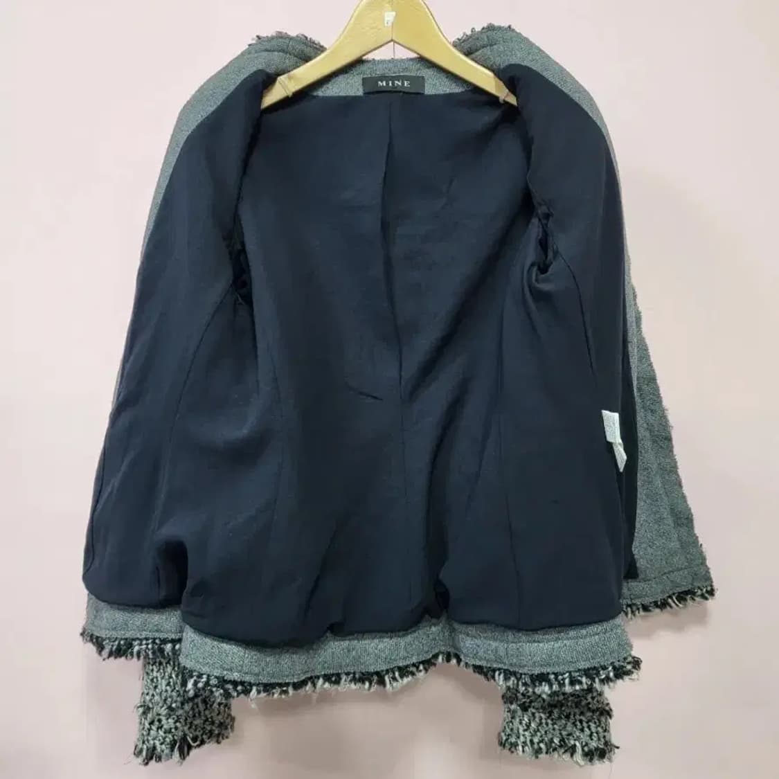 MINE 마인 트위드 자켓 ~44반 상품이미지4